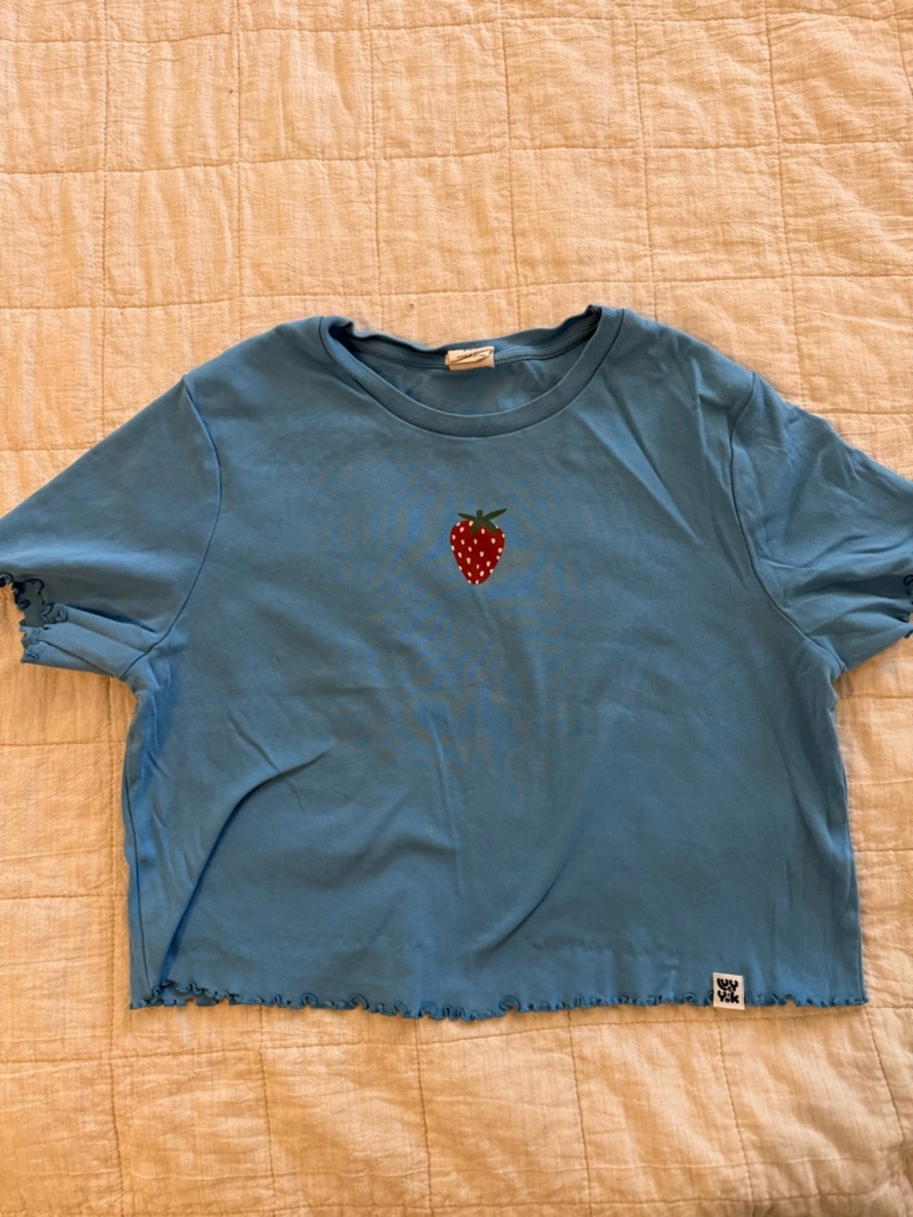 Lucy & Yak Greta Top - Strawberry Size L